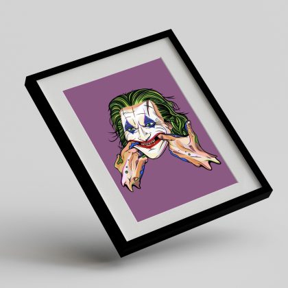 Joker artwork for any Batman or Joaquin Phoenix fan.